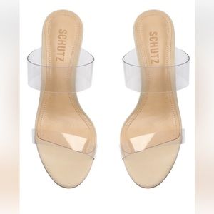 Schutz Ariella Nude High Heel Sandal